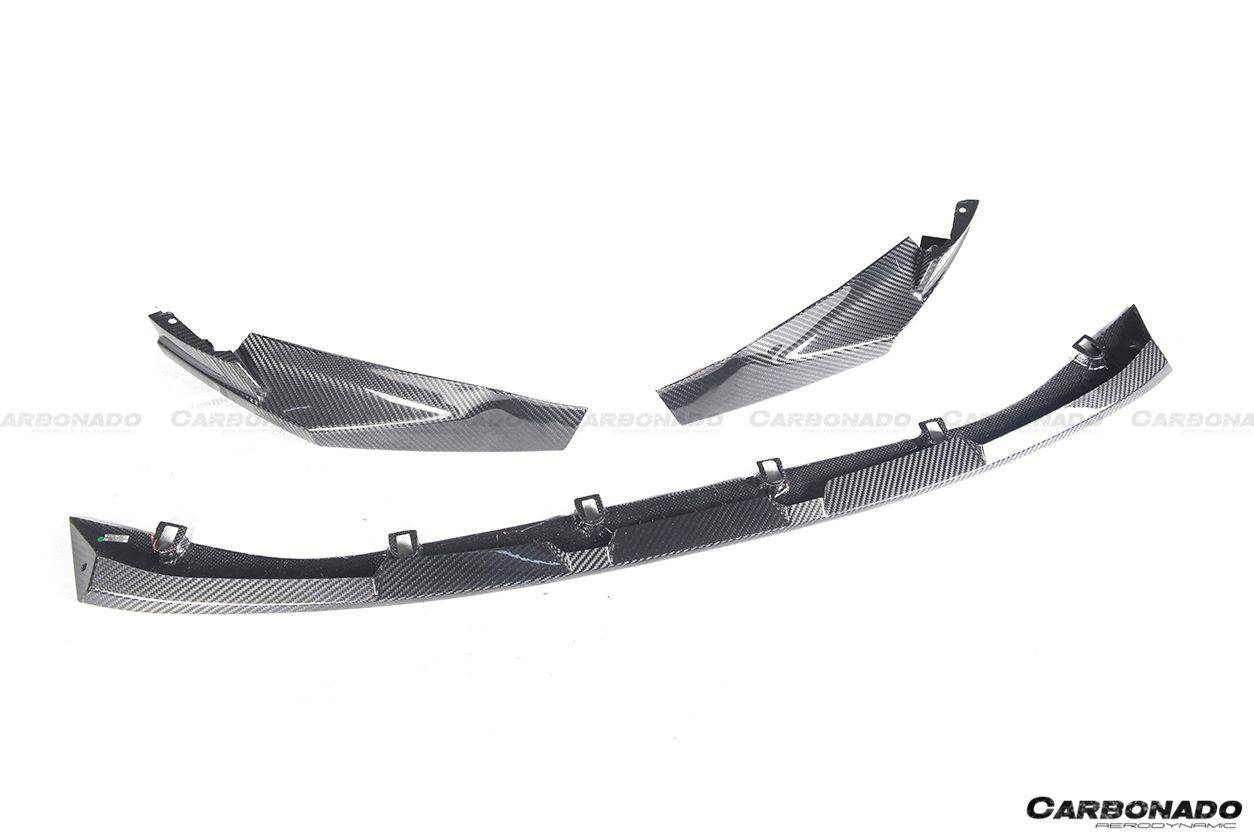 Borde delantero de fibra de carbono estilo MP para BMW M3 G80 M4 G82 G83 (2021 en adelante)