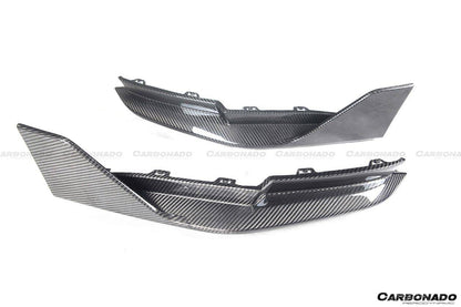 Carbonado 2021-UP BMW M4 G82    G83 MP Style Carbon Fiber Middle Rear Lip with Caps