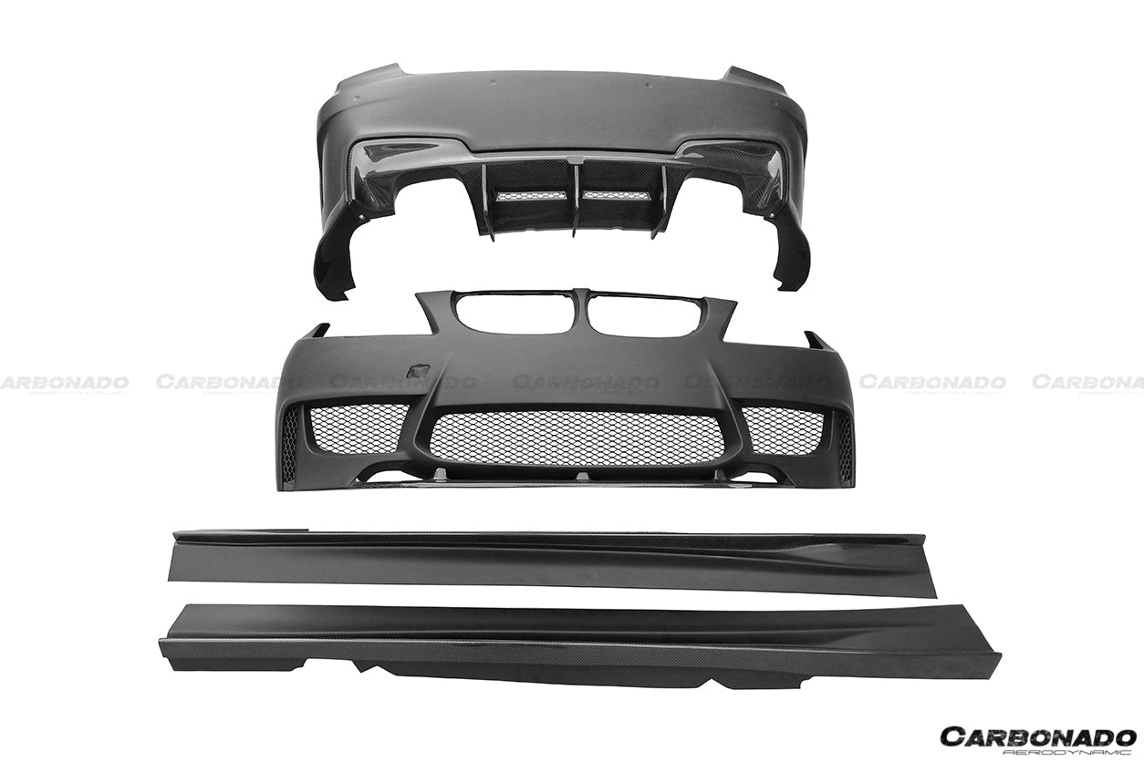 Carbonado 2008-2012 BMW 3 Series E90 LCI 1M Style Full Body Kit