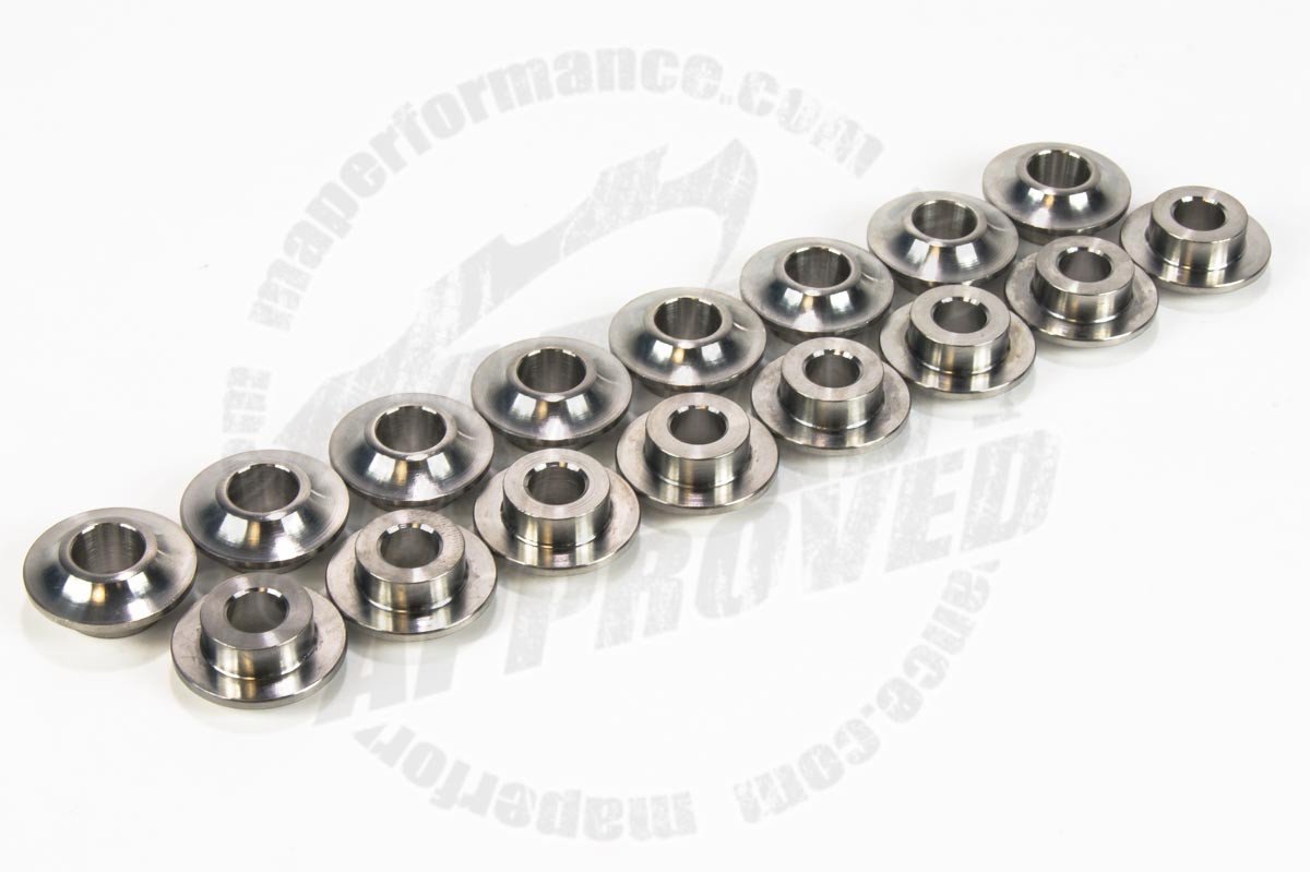 MAP Titanium Valve Spring Retainers, Set of 16 (Mitsubishi Evo 8/9) MAP EVO-TR - Modern Automotive Performance
