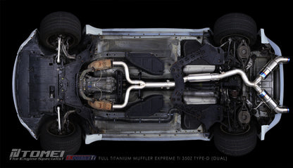 Tomei Titanium Dual Exit Cat-Back Exhaust System | 2003-2008 Nissan 350Z (TB6090-NS04B)