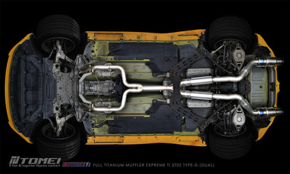 Tomei Titanium Dual Exit Cat-Back Exhaust System | 2009-2020 Nissan 370Z