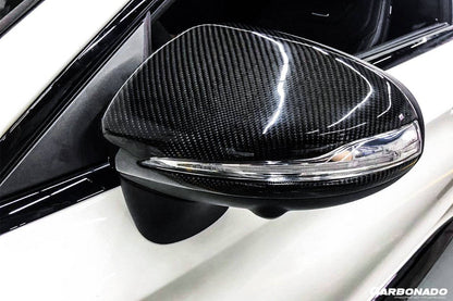 Carbonado 2014-2021 Mercedes Benz W205 W222 C217 W213 2 4 Door Autoclave Carbon Fiber Mirror Housing Replacement | Fits C-Class, C43 AMG, C63 AMG and S-Class S63 AMG And S-Class Coupe S63 AMG Coupe And E-Class, E63 AMG
