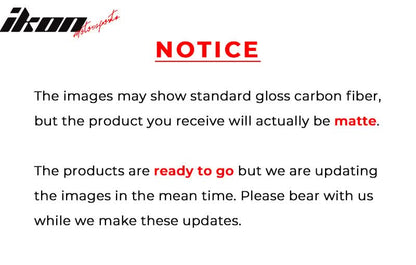 2008-2015 Mitsubishi Lancer EVO X RA Style Front Lip Carbon Fiber