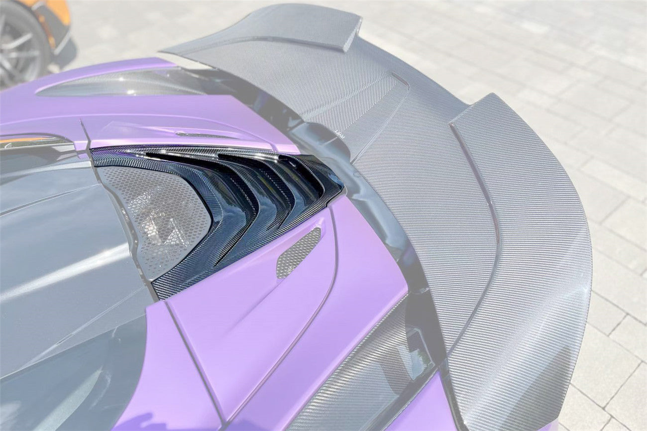 Carbonado 2017-2022 McLaren 720S Spyder Only DRY Carbon Fiber Engine Cover Replacement