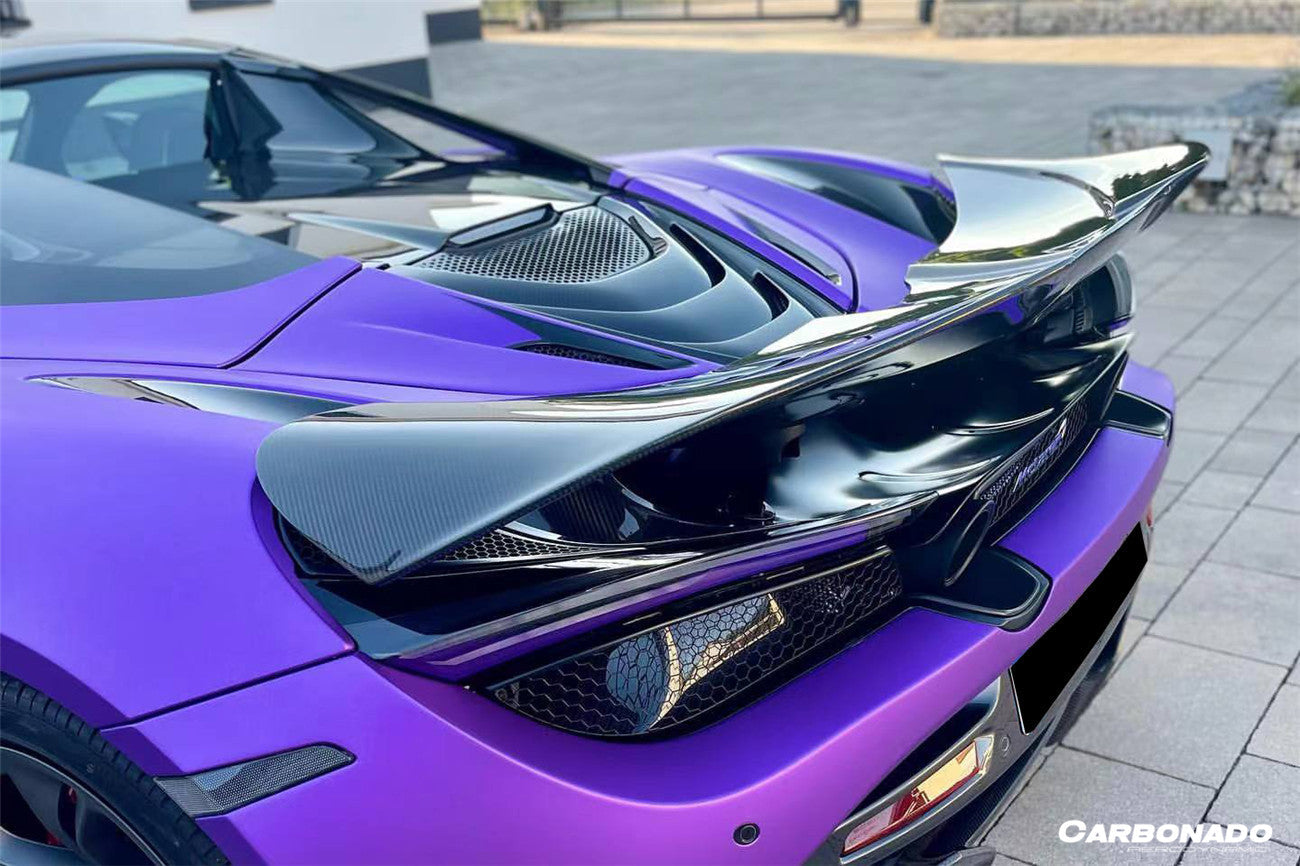 Carbonado 2017-2022 McLaren 720S Spyder Only DRY Carbon Fiber Engine Cover Replacement