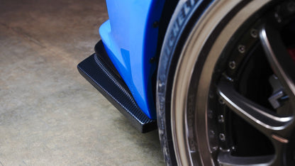 APR Carbon Fiber Rear Bumper Skirts (2023+ Honda FL5 Civic Type R)