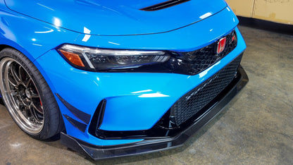 APR Carbon Fiber Front Bumper Canards (2023+ Honda FL5 Civic Type R)