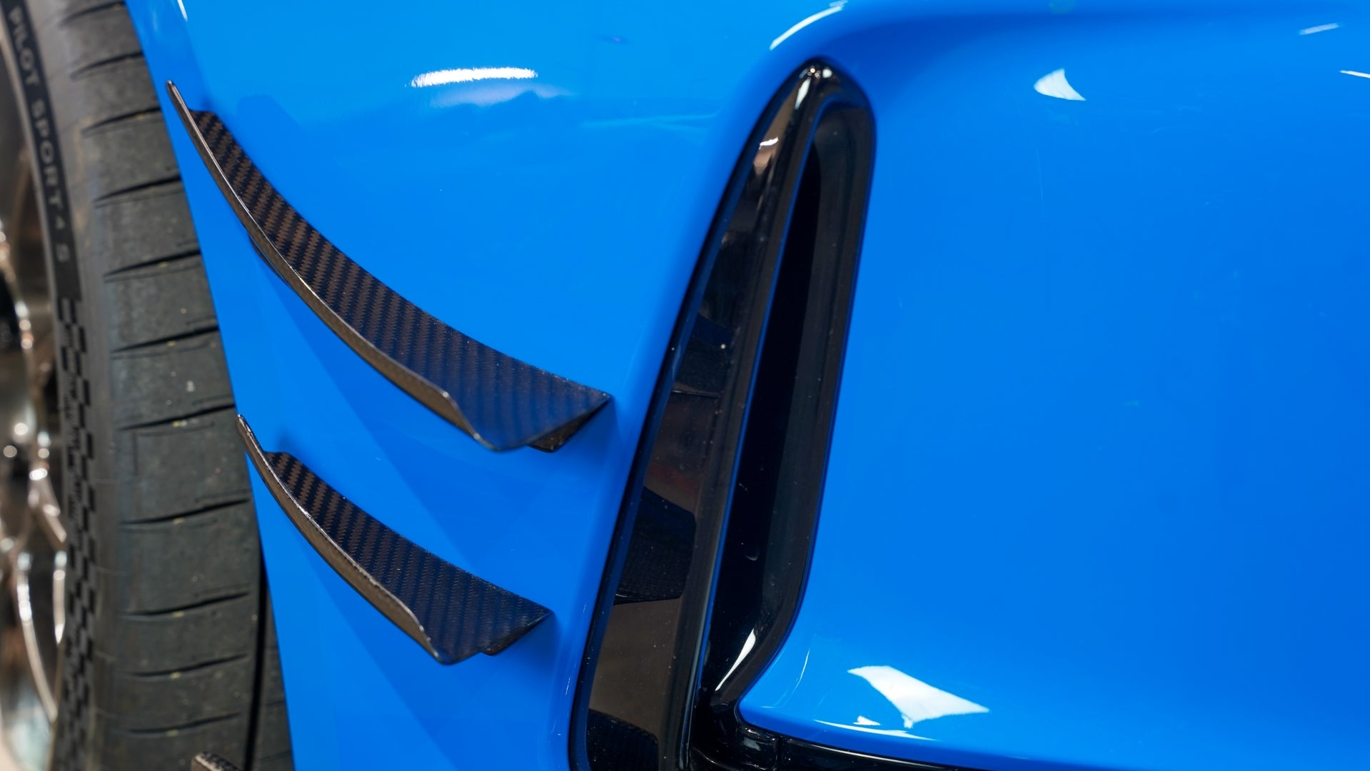 APR Carbon Fiber Front Bumper Canards (2023+ Honda FL5 Civic Type R)