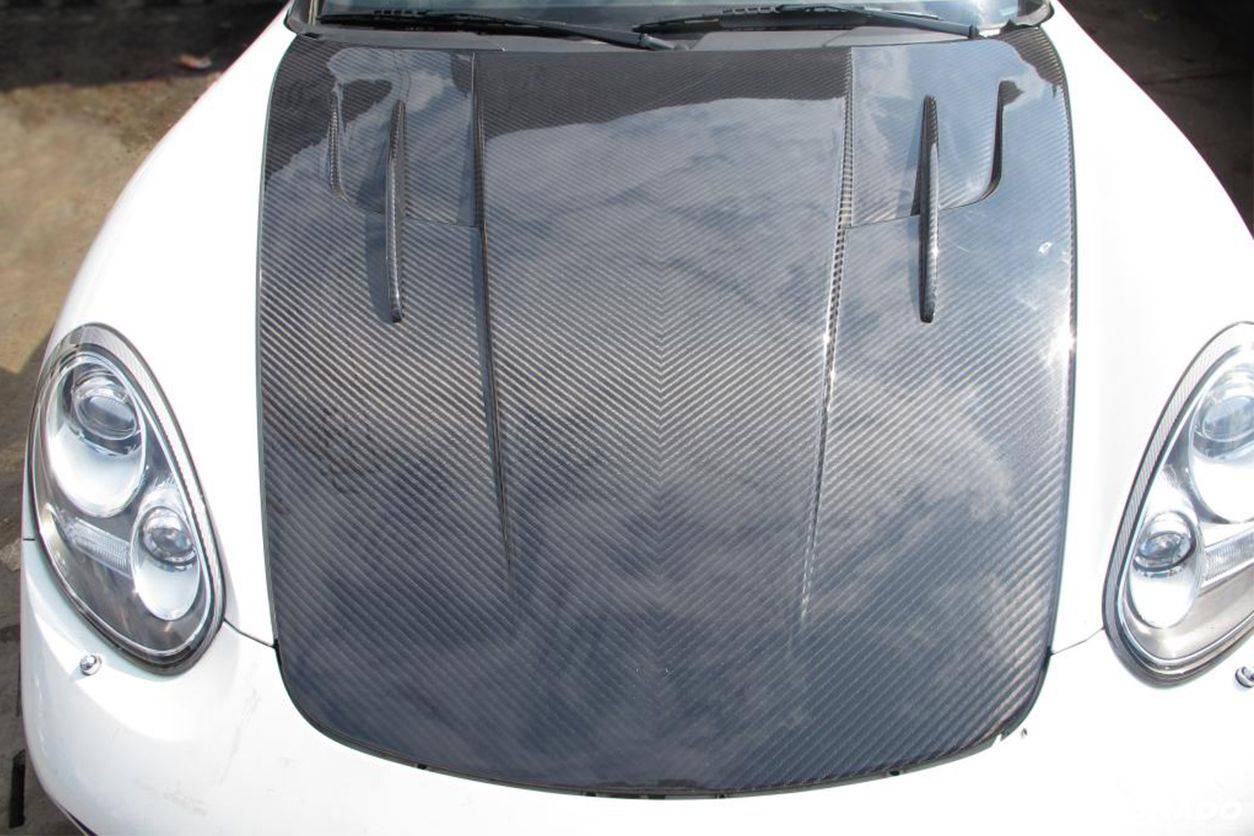 Porsche 987 Cayman Boxster y 997 Carrera MG Style Hood Carbonado 2005-2012