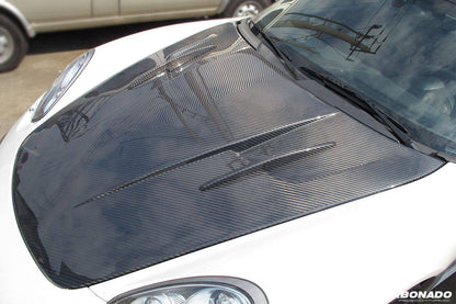 Porsche 987 Cayman Boxster y 997 Carrera MG Style Hood Carbonado 2005-2012