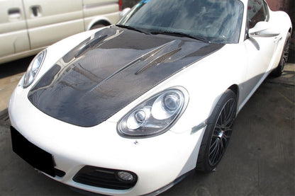 Porsche 987 Cayman Boxster y 997 Carrera MG Style Hood Carbonado 2005-2012