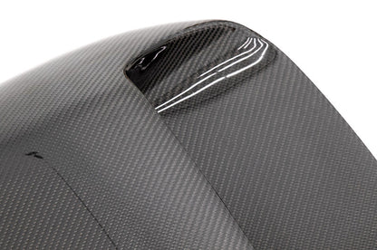 OLM Oversized Carbon Fiber Hood Scoop - 2015+ WRX / STI - 9