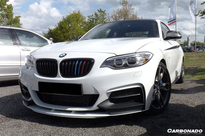 Carbonado 2013-2016 BMW 2 Series F22 F23 MP Style Front Lip (M-Tech Only)