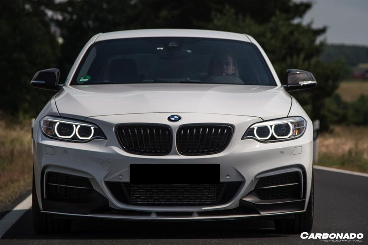 Carbonado 2013-2016 BMW 2 Series F22 F23 MP Style Front Lip (M-Tech Only)