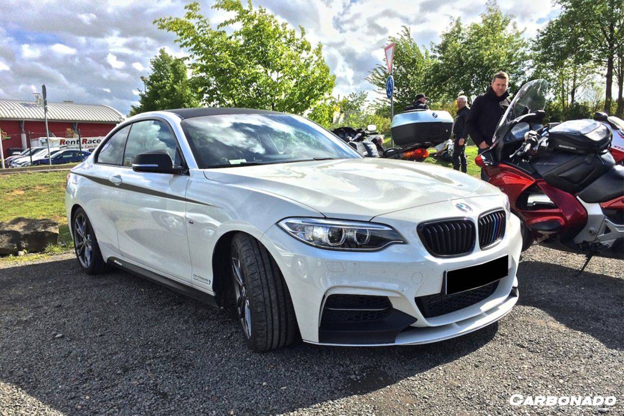 Carbonado 2013-2016 BMW 2 Series F22 F23 MP Style Front Lip (M-Tech Only)