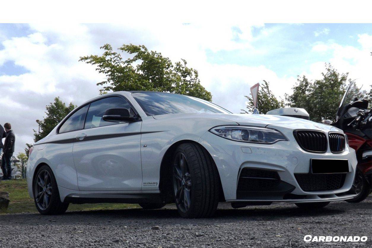 Carbonado 2013-2016 BMW 2 Series F22 F23 MP Style Front Lip (M-Tech Only)