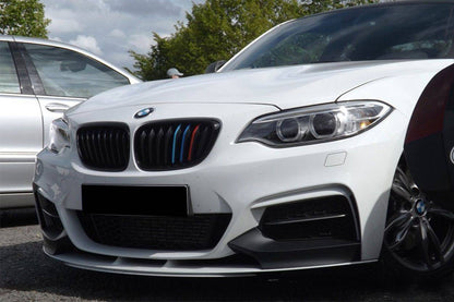 Carbonado 2013-2016 BMW 2 Series F22 F23 MP Style Front Lip (M-Tech Only)