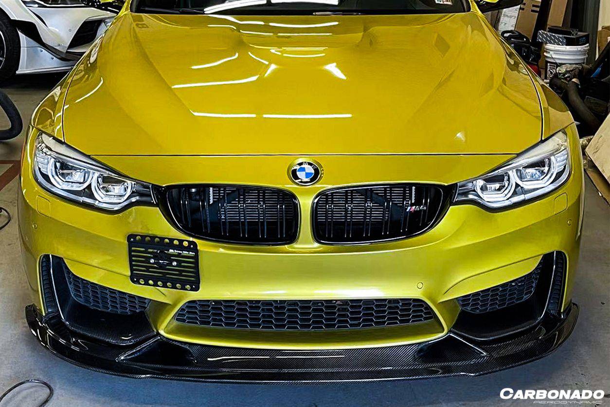 Carbonado BS Style Carbon Fiber Front Lip | 2014-2020 BMW M3/M4