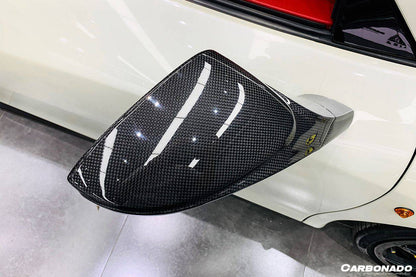 Carbonado 2010-2015 Ferrari 458 OE Style DRY Carbon Fiber Mirror Replacement | Coupe, Spider, Speciale