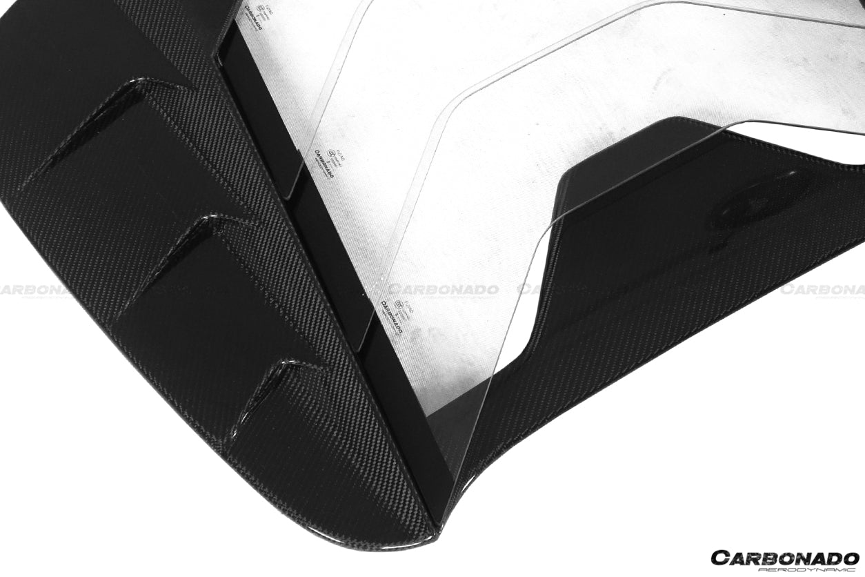 Carbonado 2015-2019 Ferrari 488 Spider MSY Style Carbon Fiber Engine Hood