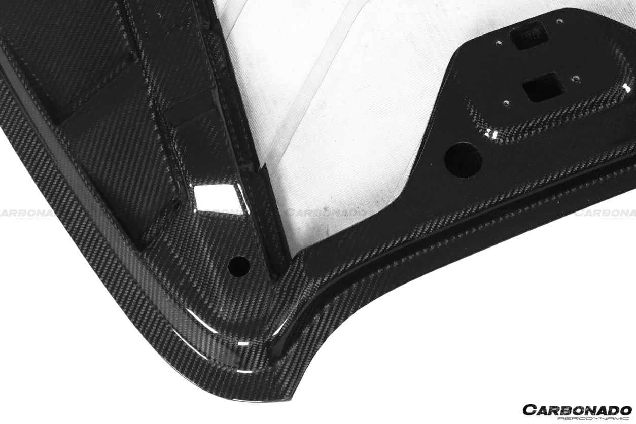 Carbonado 2015-2019 Ferrari 488 Spider MSY Style Carbon Fiber Engine Hood
