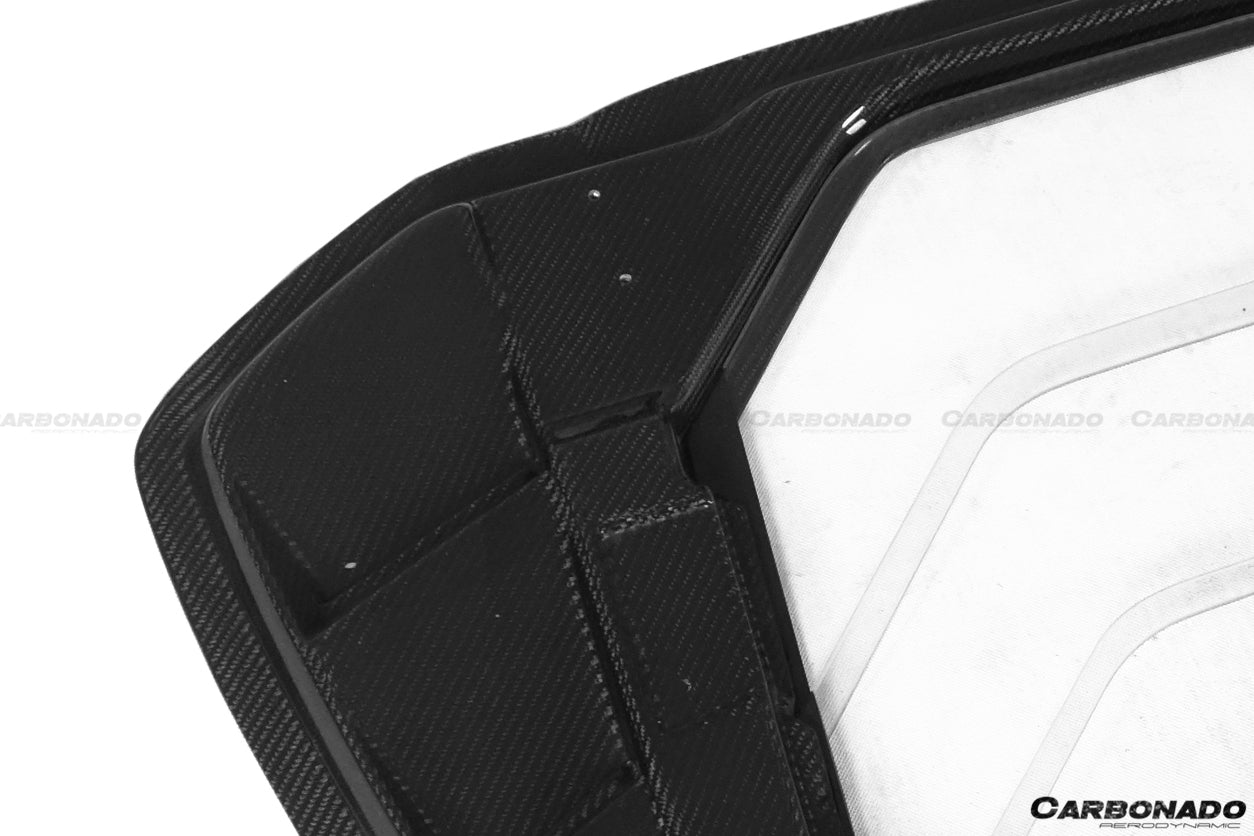 Carbonado 2015-2019 Ferrari 488 Spider MSY Style Carbon Fiber Engine Hood
