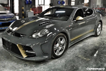 Kit de carrocería completa y ancha estilo Porsche Panamera 970.1 MSY Carbonado 2010-2013