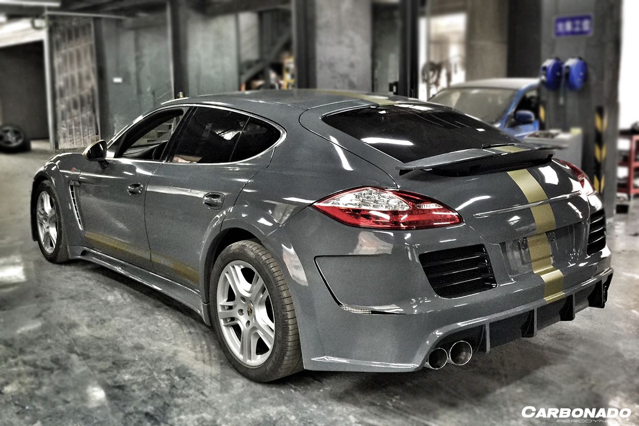 Kit de carrocería completa y ancha estilo Porsche Panamera 970.1 MSY Carbonado 2010-2013