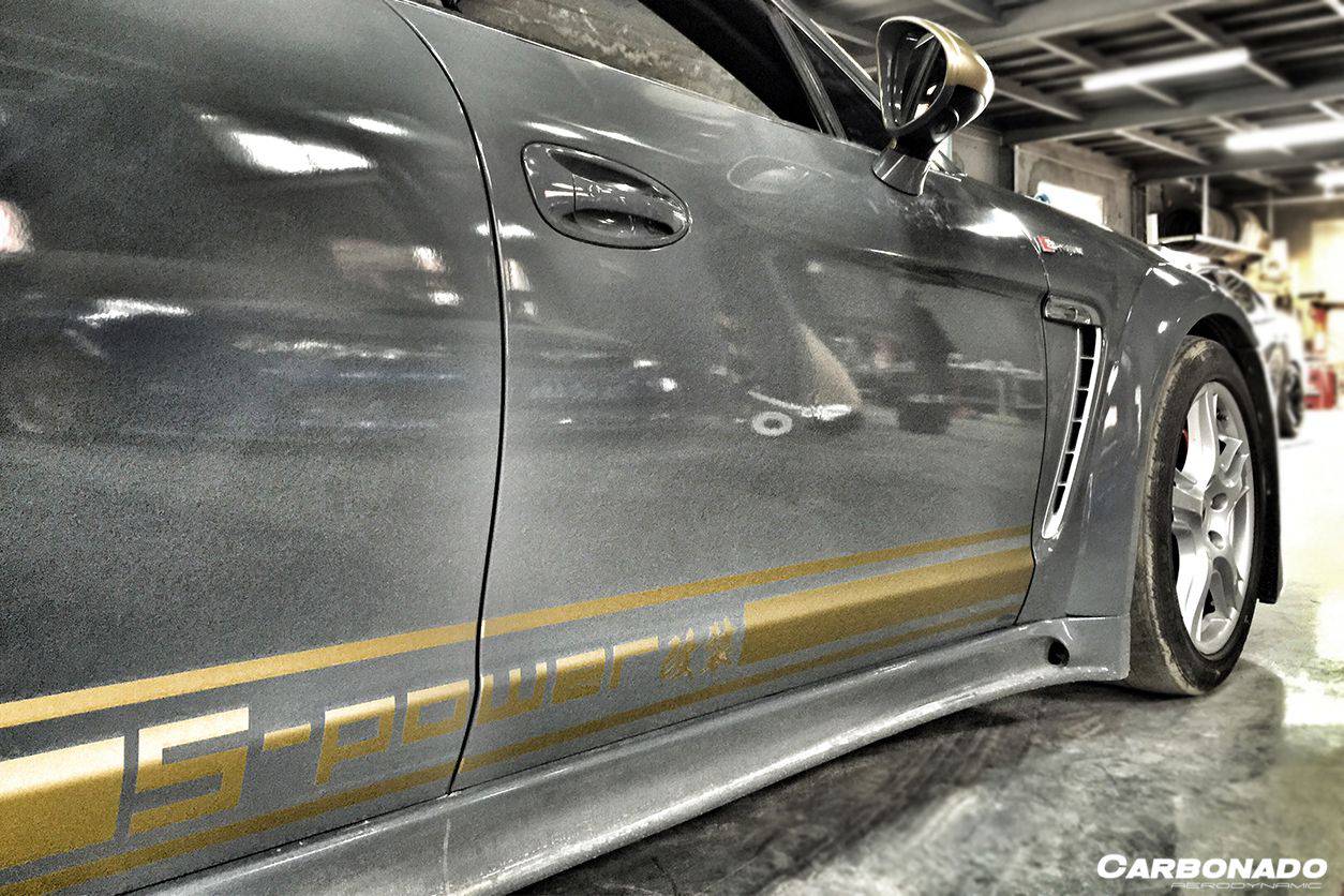 Kit de carrocería completa y ancha estilo Porsche Panamera 970.1 MSY Carbonado 2010-2013