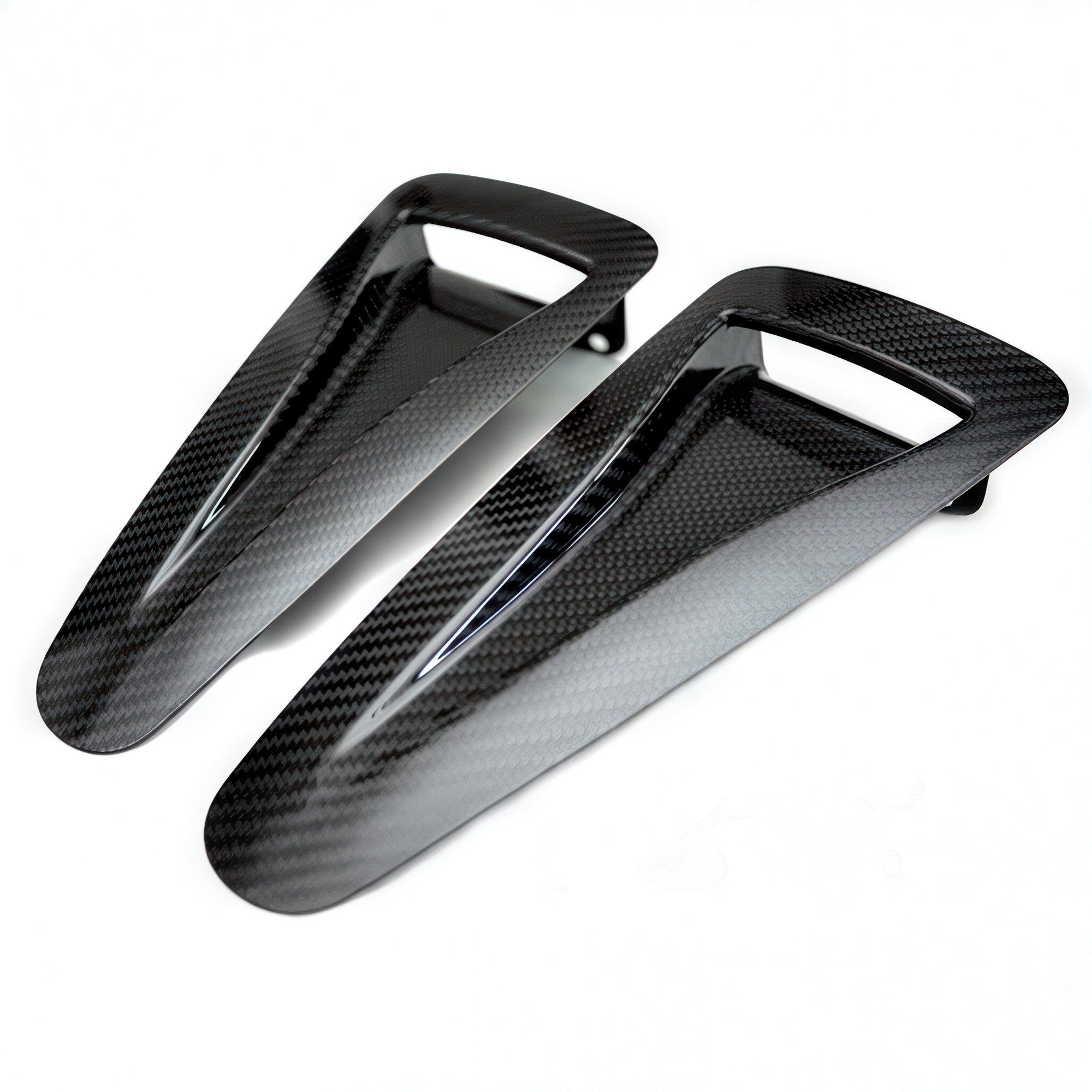 Rexpeed Carbon Fiber Naca Ducts Dry/Gloss (R35 GT-R)