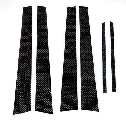 Rexpeed Carbon Fiber Pillar Trim (Evo 4-X)