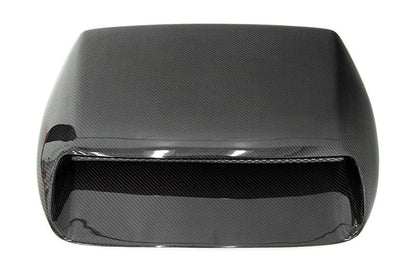 OLM Oversized Carbon Fiber Hood Scoop - 2015+ WRX / STI - 1