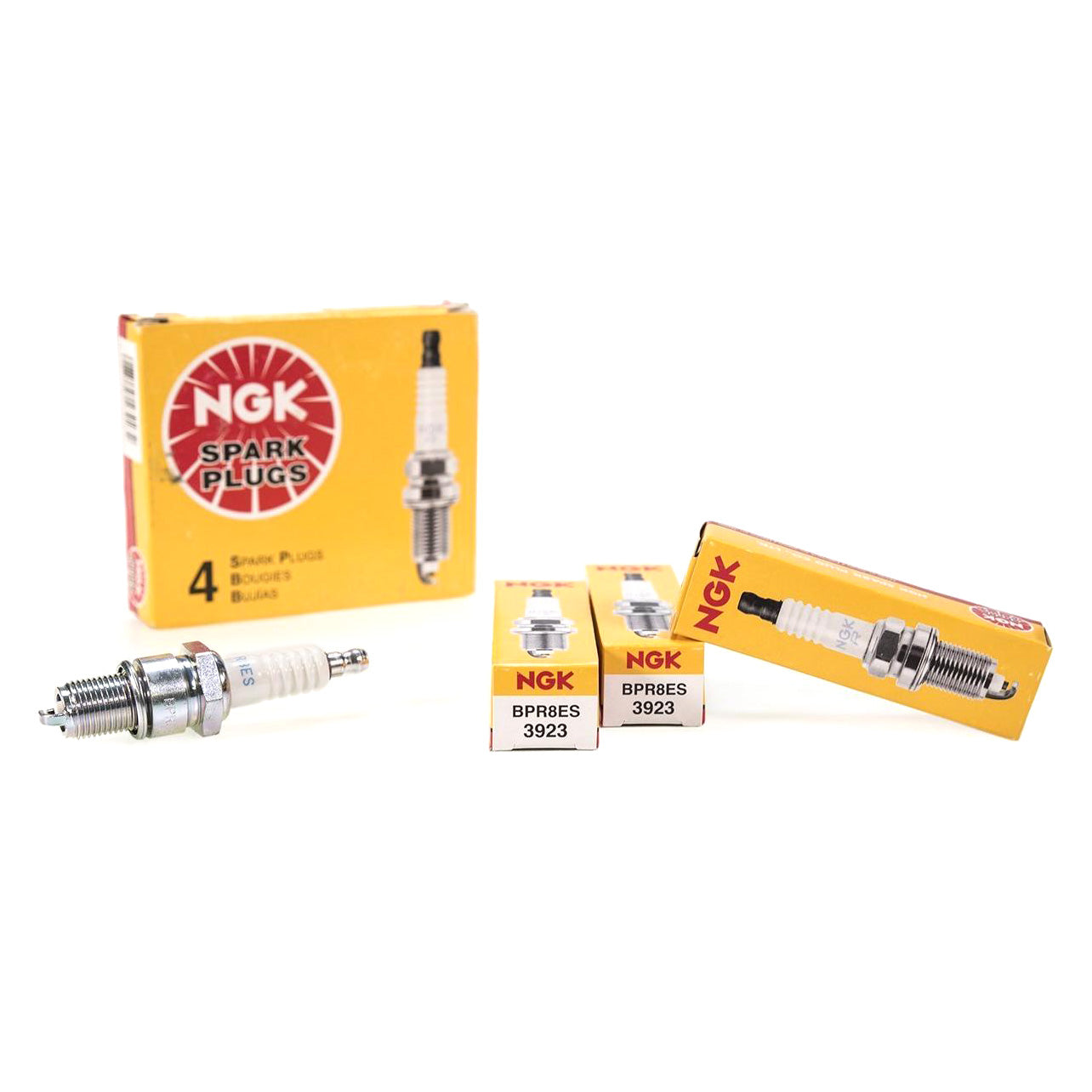 NGK Copper Nickel Alloy 1-Step Colder Spark Plugs (BPR8ES) (Evo 8)