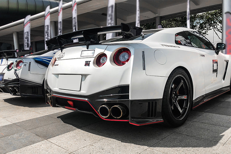 DarwinPRO NSM Style Partial Carbon Fiber Rear Bumper | 2008-2023 Nissan GTR R35