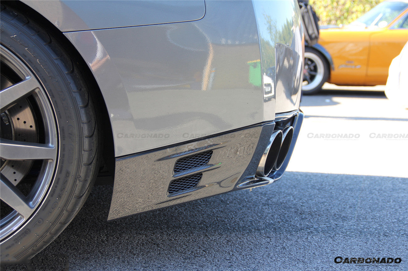 Carbonado 2012-2016 Nissan GTR R35 DBA OEM Style Carbon Fiber Rear Lip