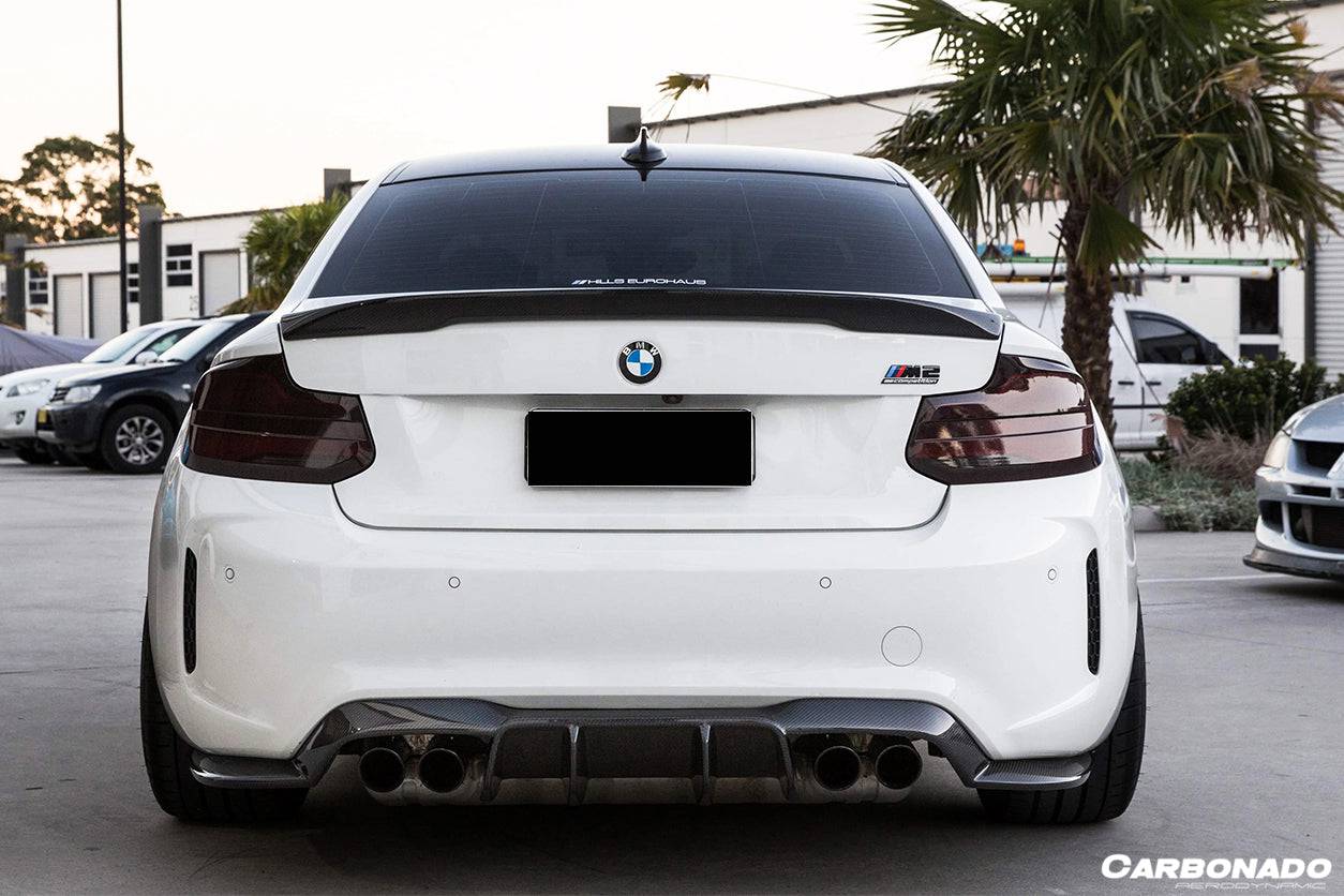 Carbonado 2016-2020 BMW 2 Series M2  M2C F87 F22 VRS Style Trunk Spoiler