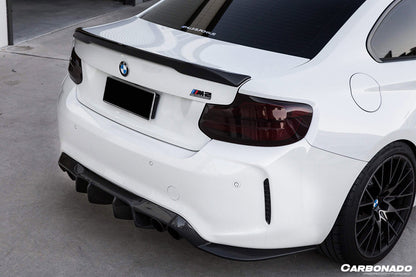 Carbonado 2016-2020 BMW 2 Series M2  M2C F87 F22 VRS Style Trunk Spoiler