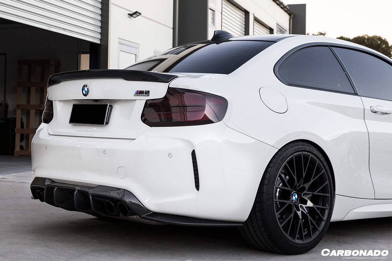 Carbonado 2016-2020 BMW 2 Series M2  M2C F87 F22 VRS Style Trunk Spoiler