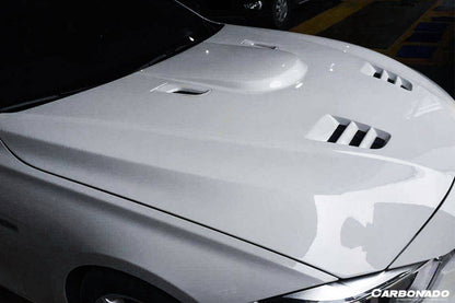 Capó de fibra de carbono estilo VRS para BMW Serie 3 F30 F35 2013-2019 Carbonado