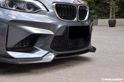 Carbonado 2016-2020 BMW M2 F87 VRS Style Carbon FIber Front Lip