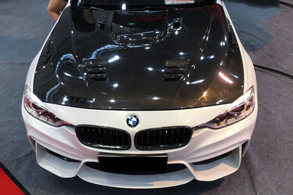 Capó de fibra de carbono estilo VRS para BMW Serie 3 F30 F35 2013-2019 Carbonado