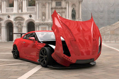 Carbonado 2008-2016 Nissan GTR R35 CBA  DBA BSP Style Wide Full Body Kit