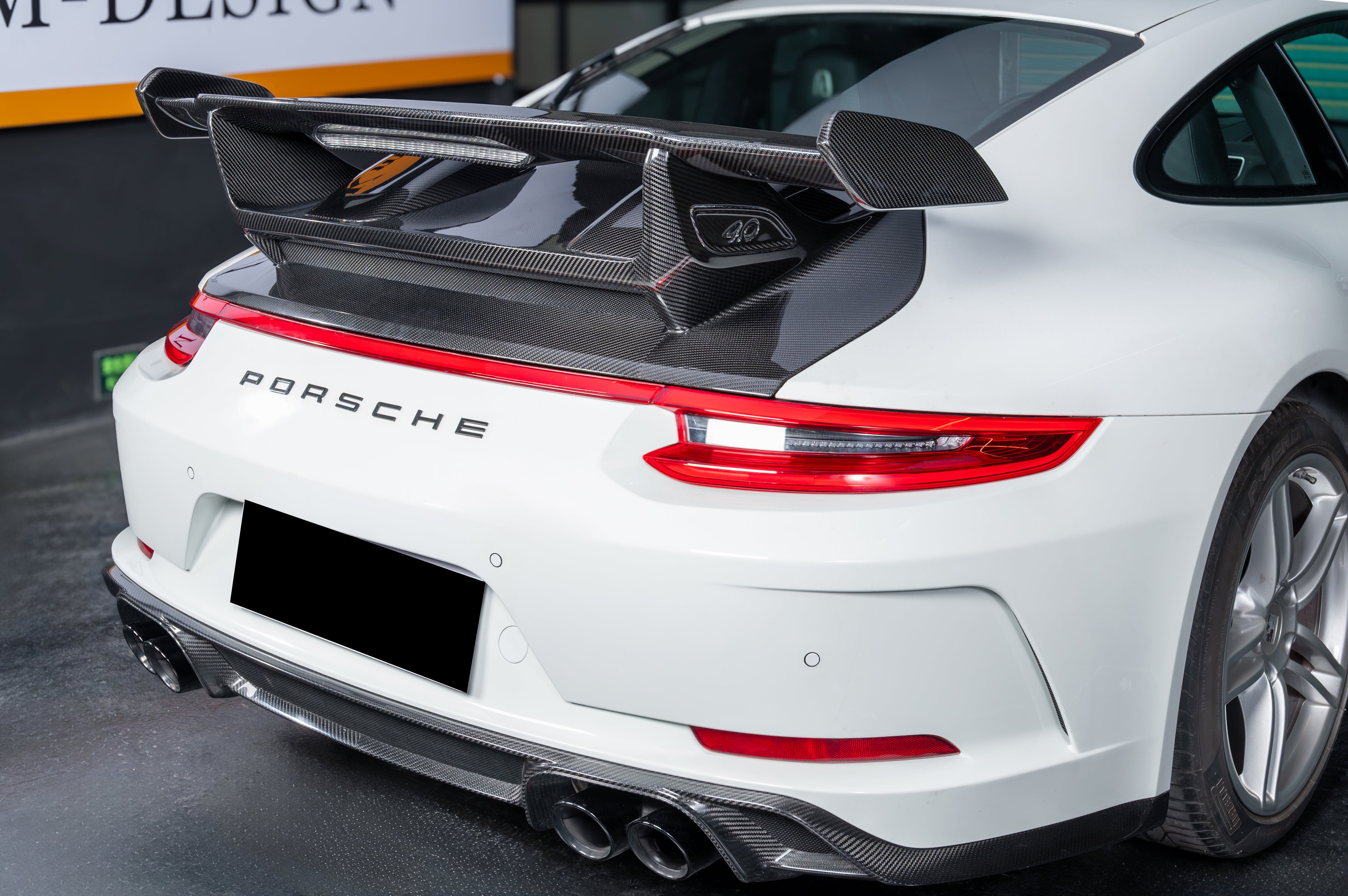 Carbonado Aero 2013-2019 Porsche Carrera 911 991.2 Autoclave Carbon Fiber Trunk Spoiler Wing Carbonado (GT3) Fits: 4, S, 4S, GTS, 4 GTS