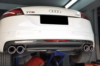 Carbonado 2009-2014 Audi TTS TT S-LINE OE Style Carbon Fiber Rear Lip
