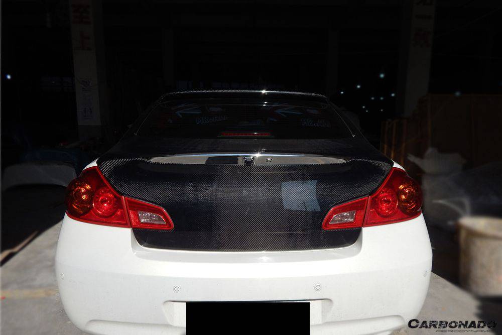 Carbonado 2007-2013 Infiniti G25 G35 G37 Sedan OEM Style Carbon Fiber Trunk