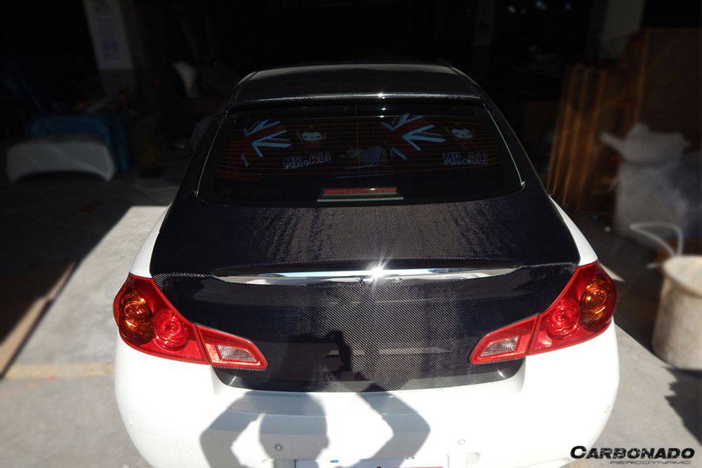 Carbonado 2007-2013 Infiniti G25 G35 G37 Sedan OEM Style Carbon Fiber Trunk