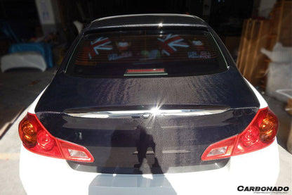 Carbonado 2007-2013 Infiniti G25 G35 G37 Sedan OEM Style Carbon Fiber Trunk