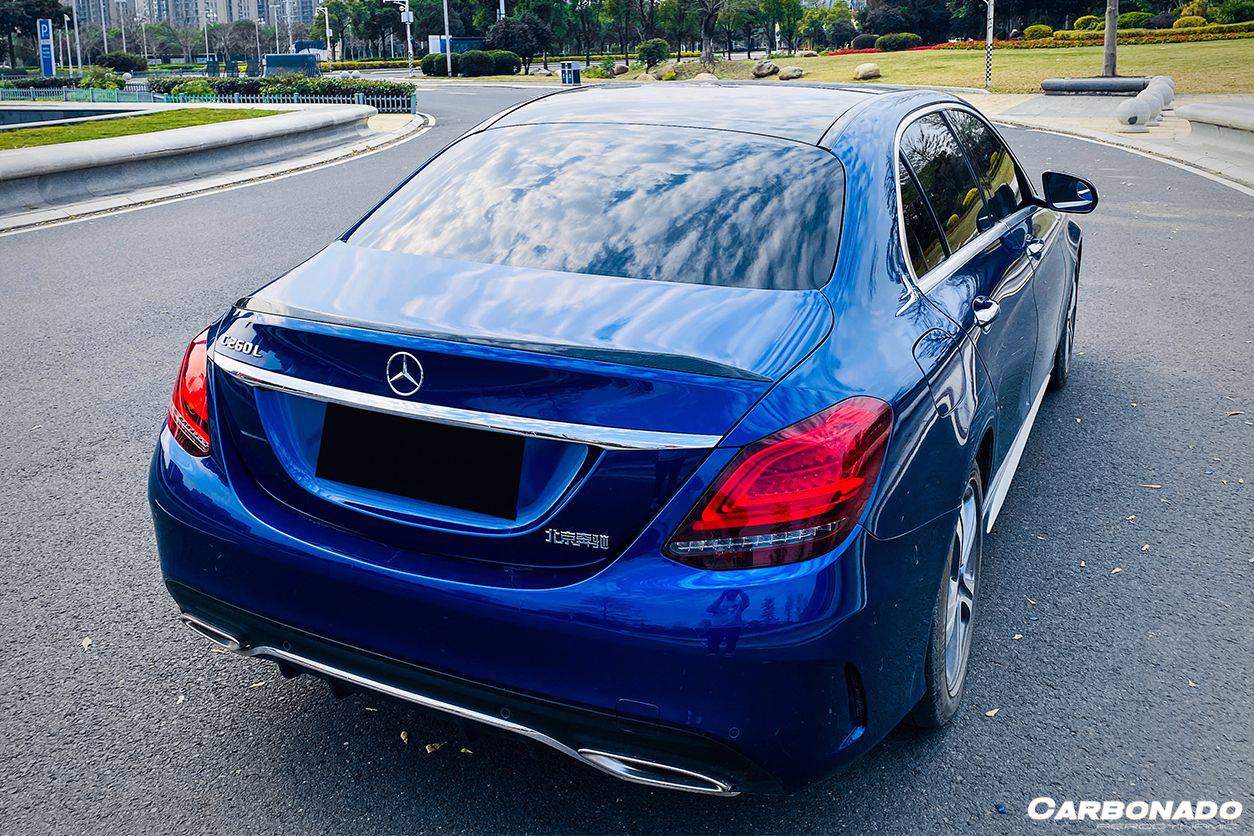 Alerón de maletero estilo AMG para Mercedes Benz C63 Clase C W205 Sedán Carbonado 2015-2021