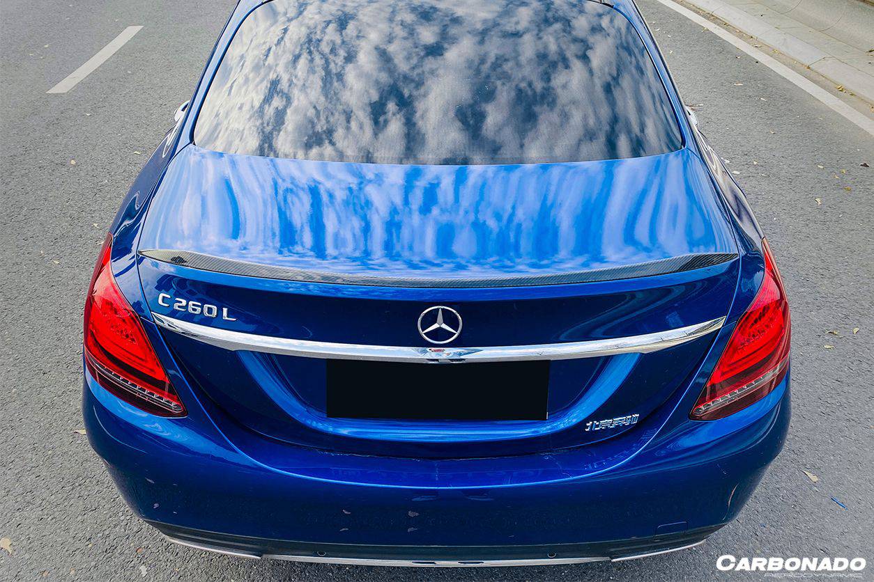 Alerón de maletero estilo AMG para Mercedes Benz C63 Clase C W205 Sedán Carbonado 2015-2021